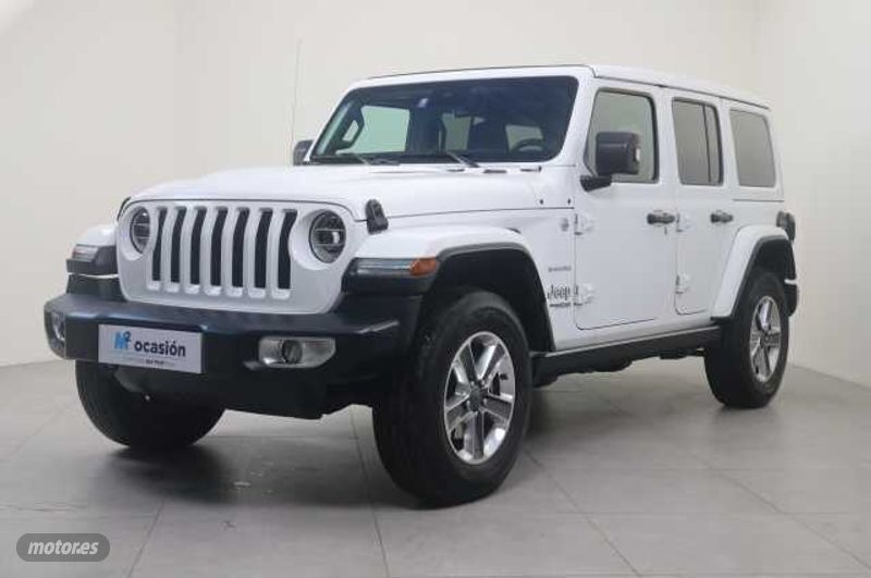 Blanco Usado 2020 Jeep Wrangler Sahara SUV | 52.990 € (Precio justo) - Imagen 1/4