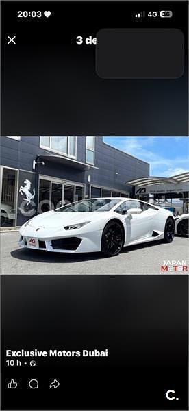 Usado Lamborghini Huracán 610 CV (448 kW) 2016 Blanco Coupe