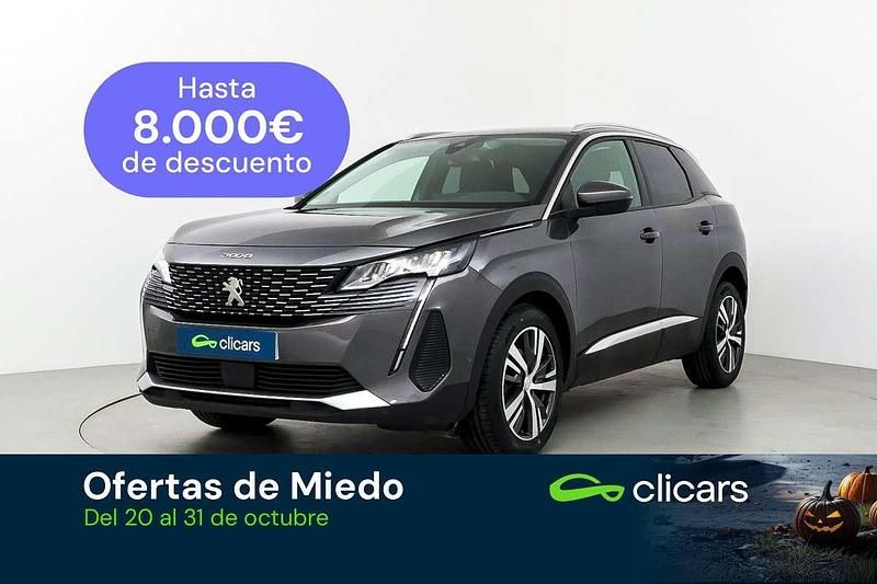 Gris Usado 2021 Peugeot 3008 Allure SUV | 16.390 € (Buen precio) - Imagen 1/4