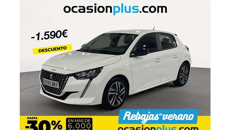 Blanco Usado 2023 Peugeot 208 Active Utilitario | 15.910 € (Caro) - Imagen 1/4