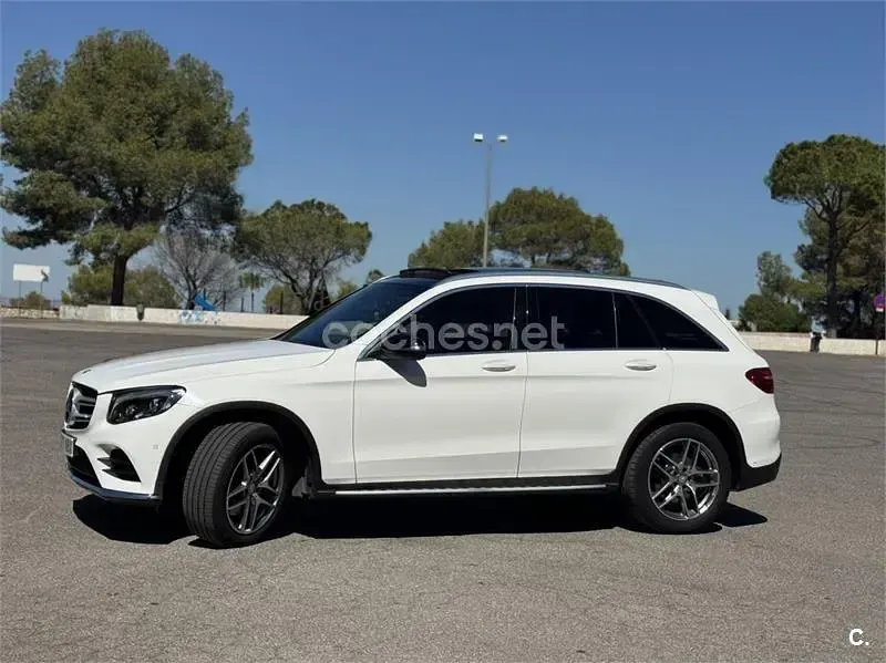 Usado Mercedes GLC220 170 CV (125 kW) 2015 Blanco SUV