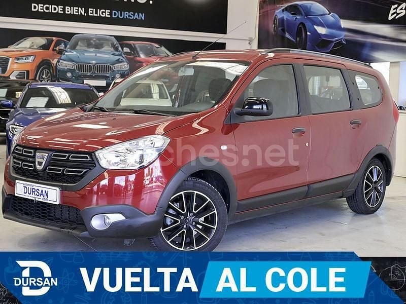 Rojo Usado 2019 Dacia Lodgy Comfort Monovolumen | 14.490 € (Caro) - Imagen 1/4