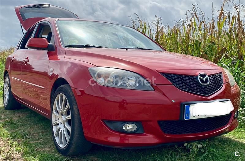 Rojo Usado 2003 Mazda 3 Sportive Berlina | 3800 € (Precio justo) - Imagen 1/4
