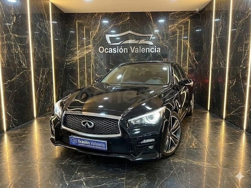 Usado Infiniti Q50 Premium 170 CV (125 kW) 2018 Negro Berlina