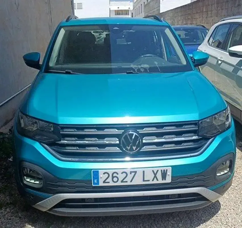 Usado VW T-Cross Advance 95 CV (69 kW) 2022 Verde SUV