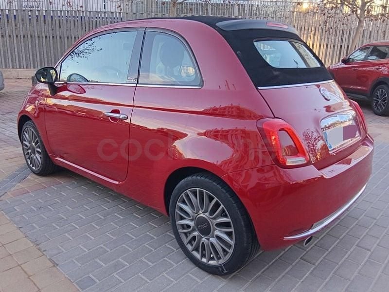 Usado Fiat 500C Lounge 69 CV (50 kW) 2016 Rojo Descapotable