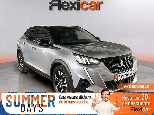 Gris / plata Usado 2021 Peugeot 2008 GT SUV | 18.490 € (Precio justo) - Imagen 1/4