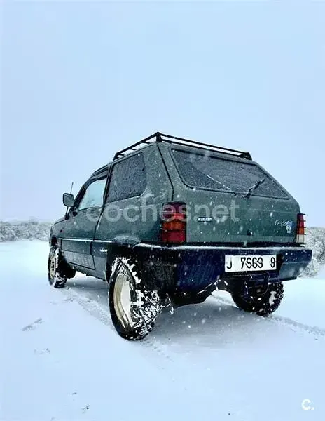 Usado Fiat Panda 4x4 50 CV (36 kW) 1992 Verde Utilitario
