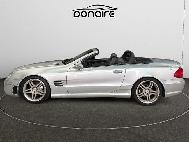 Usado Mercedes SL500 306 CV (225 kW) 2003 Gris / plata Descapotable