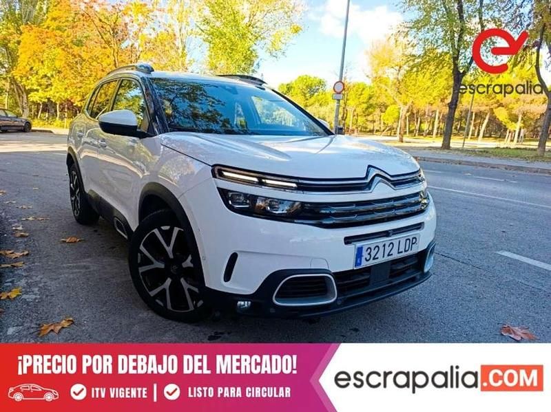 Blanco Usado 2019 Citroën C5 Aircross Feel SUV | 10.500 € (Precio justo) - Imagen 1/4