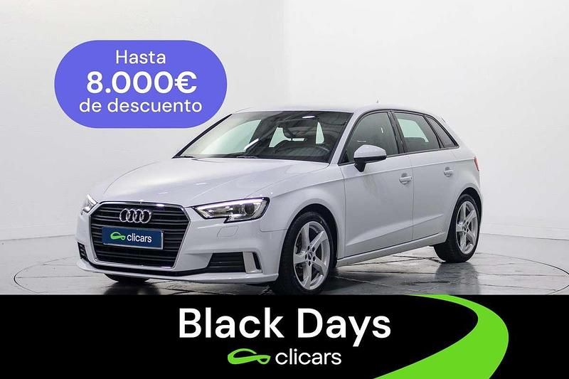 Blanco Usado 2017 Audi A3 Sportback Sport Utilitario | 16.190 € (Precio justo) - Imagen 1/4