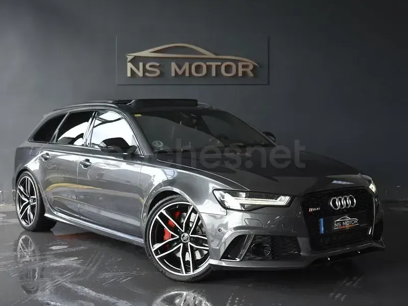 Usado Audi RS6 560 CV (411 kW) 2015 Gris / plata Familiar