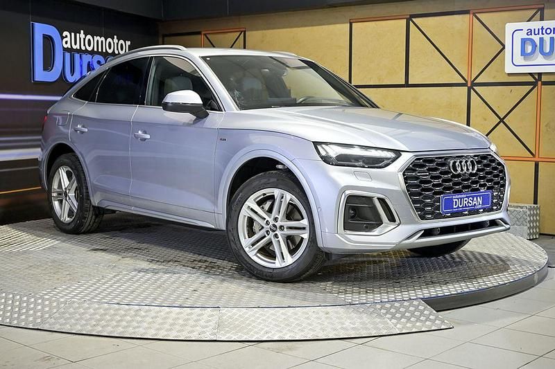 Usado Audi Q5 S-Line 204 CV (150 kW) 2022 Gris claro SUV
