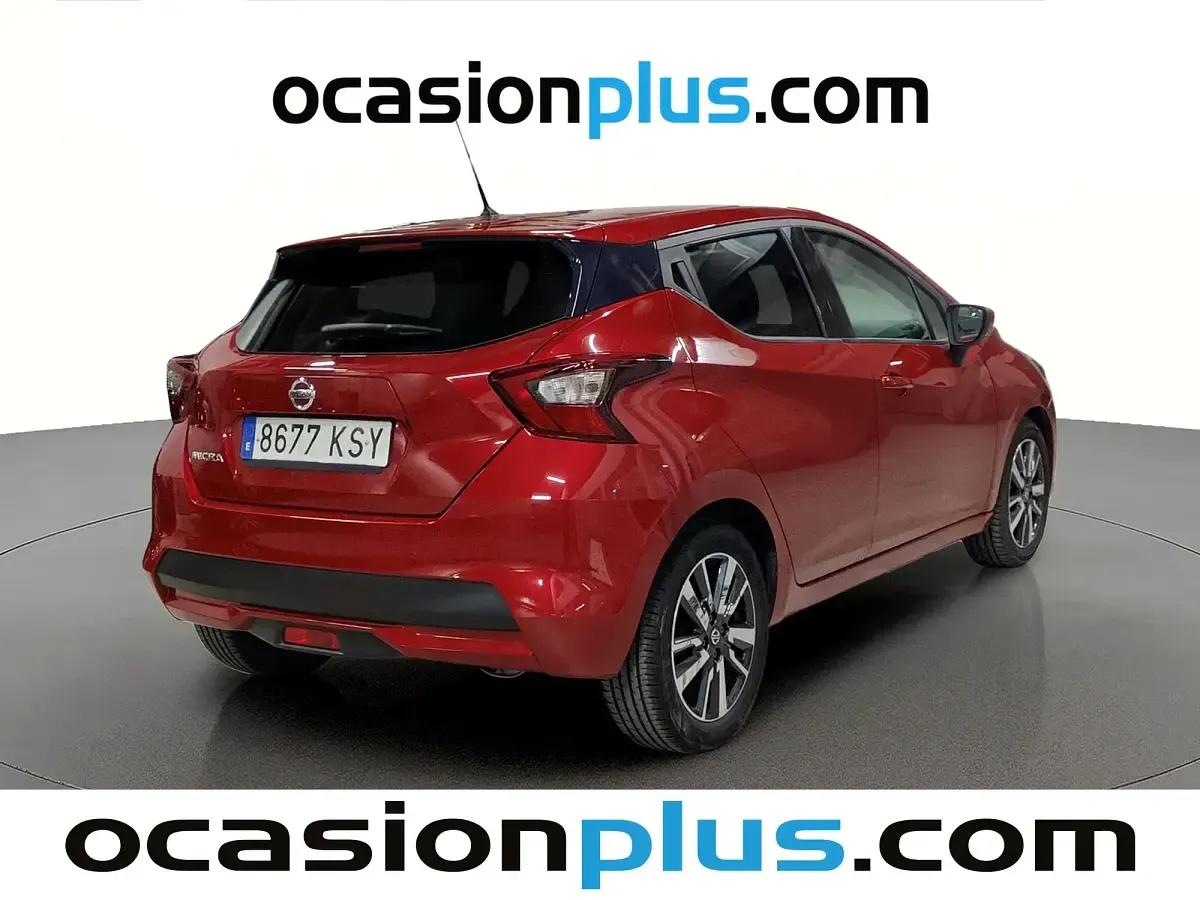 Usado Nissan Micra N-Connecta 101 CV (74 kW) 2019 Rojo Utilitario