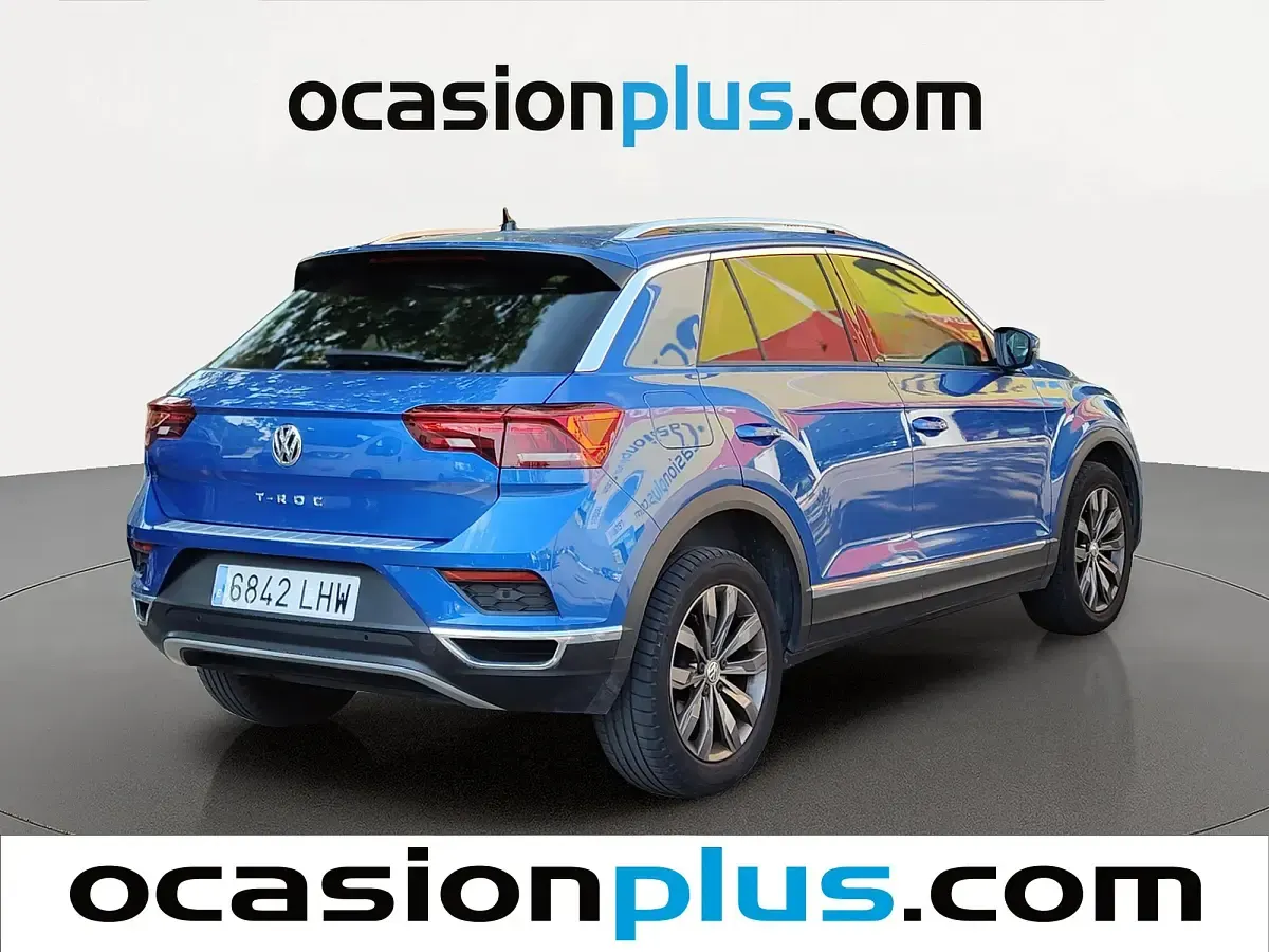 Usado VW T-Roc Sport 150 CV (110 kW) 2020 Azul SUV