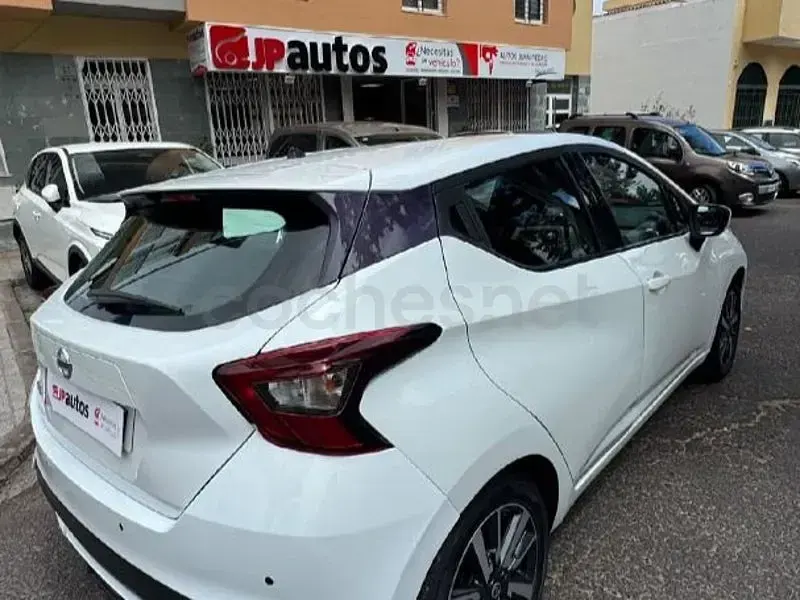 Usado Nissan Micra Acenta 71 CV (52 kW) 2018 Blanco Utilitario