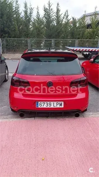 Usado VW Golf VI GTI 210 CV (154 kW) 2009 Rojo Berlina