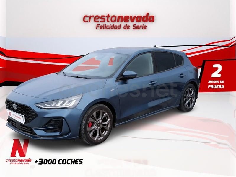Usado Ford Focus ST-Line 125 CV (91 kW) 2022 Azul Berlina