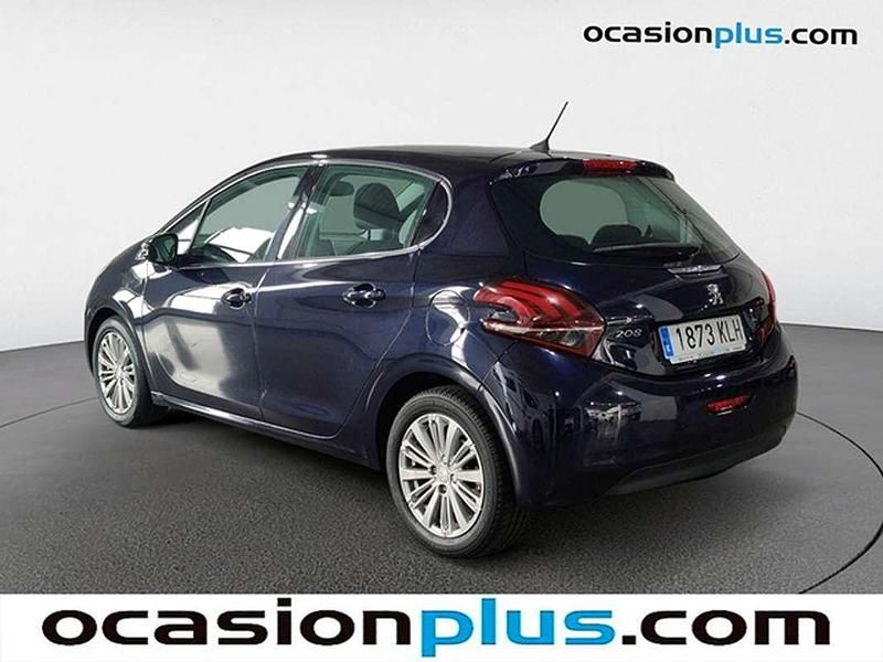 Usado Peugeot 208 Allure 110 CV (80 kW) 2018 Azul Utilitario