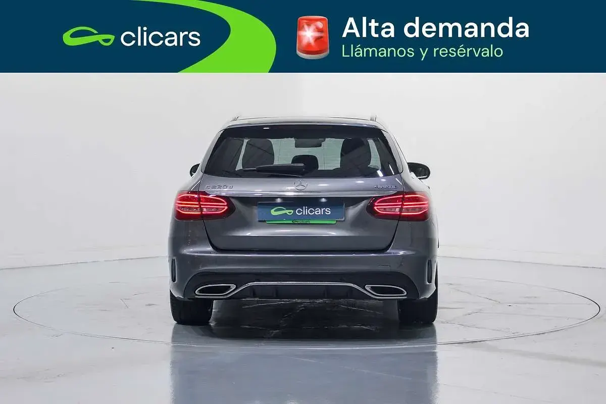 Usado Mercedes C220 194 CV (142 kW) 2020 Plateado Familiar