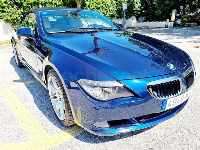Usado BMW 635 Cabriolet Comfort Edition 286 CV (210 kW) 2010 Azul Descapotable