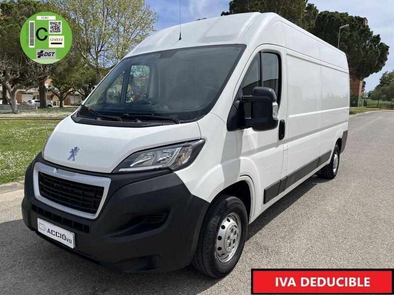 Blanco Usado 2021 Peugeot Boxer S Van | 15.950 € (Precio justo) - Imagen 1/4