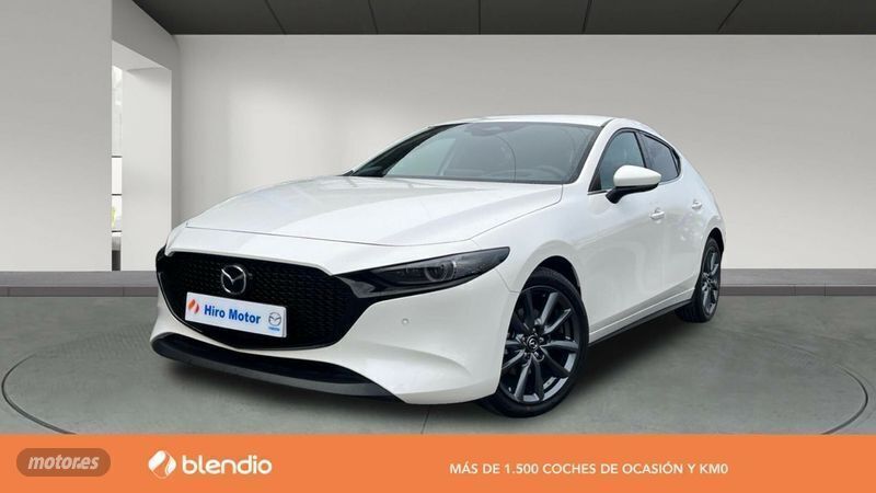 Blanco Nuevo 2024 Mazda 3 Exclusive-Line Utilitario | 28.000 € (Precio justo) - Imagen 1/4