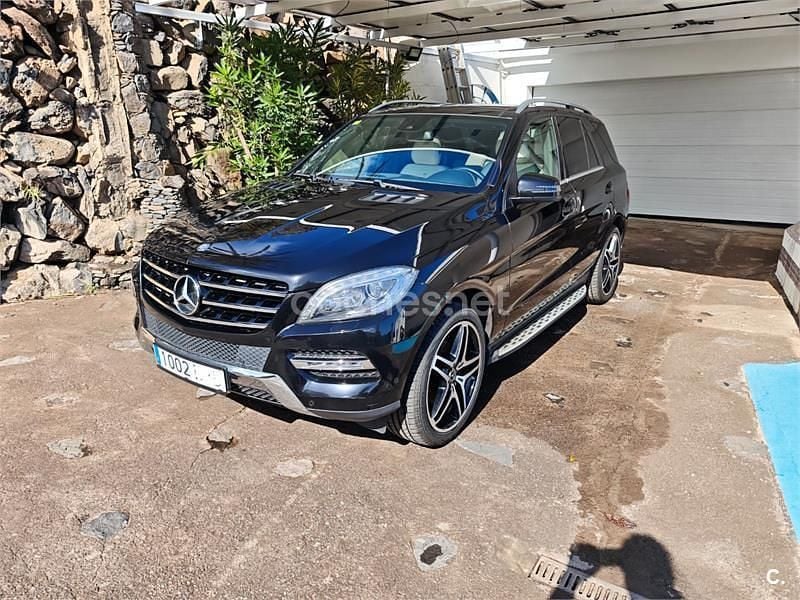 Negro Usado 2015 Mercedes ML350 SUV | 24.700 € (Un poco caro) - Imagen 1/4