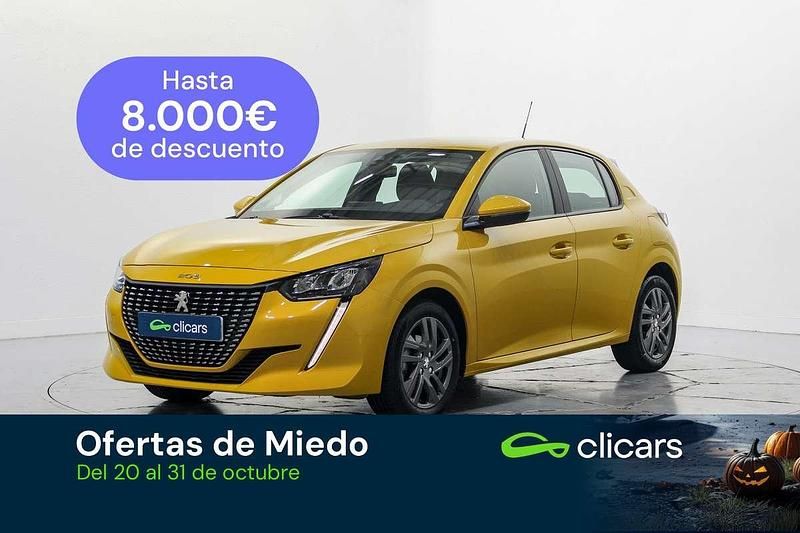 Amarillo Usado 2021 Peugeot 208 Active Utilitario | 10.890 € (Buen precio) - Imagen 1/4