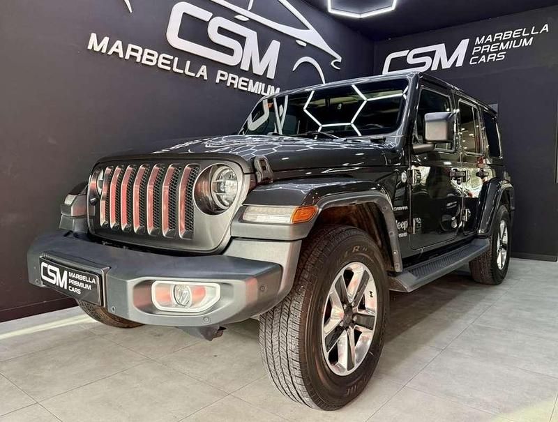 Usado Jeep Wrangler Unlimited Sahara 200 CV (147 kW) 2019 Gris SUV