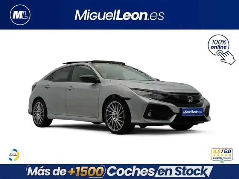 Usado Honda Civic Executive 120 CV (88 kW) 2019 Gris / plata Berlina