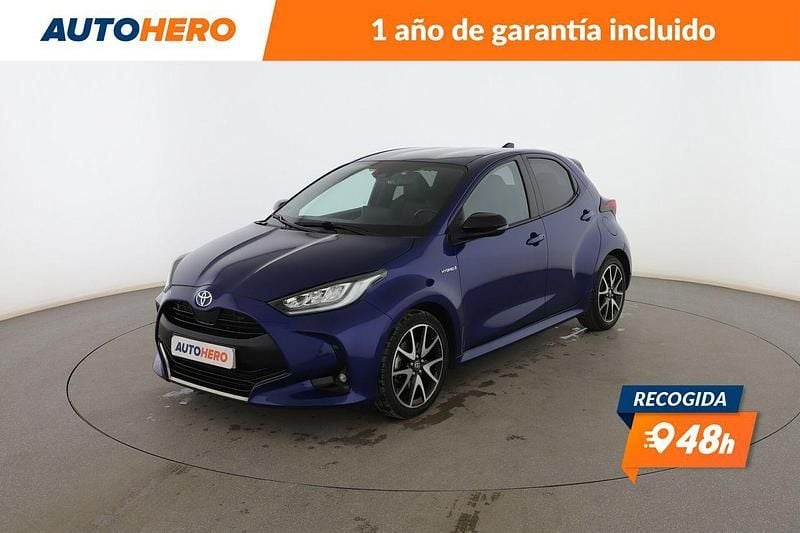 Azul Usado 2020 Toyota Yaris Hybrid Plus | 18.599 € (Un poco caro) - Imagen 1/3