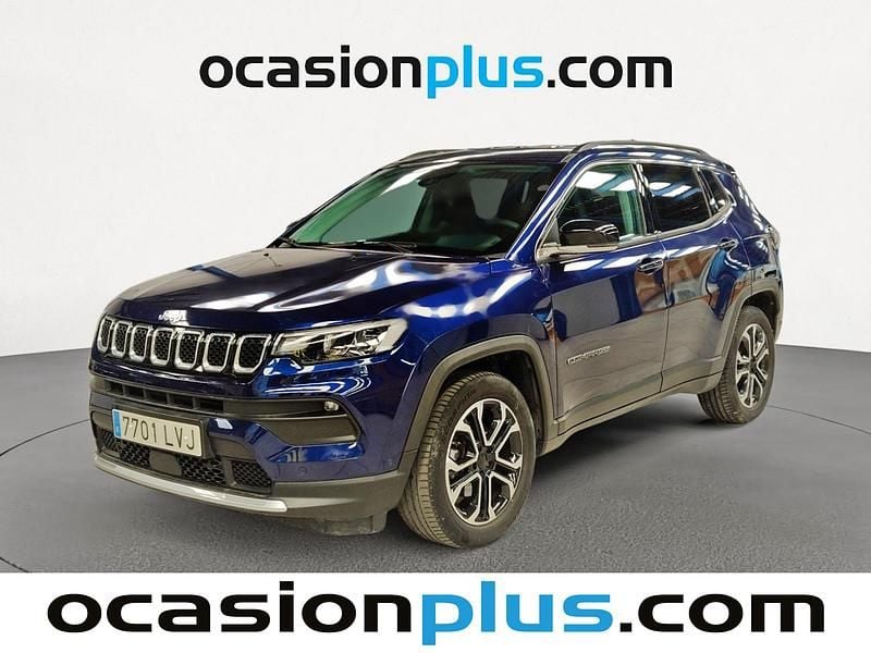 Azul Usado 2021 Jeep Compass Limited SUV | 17.900 € (Buen precio) - Imagen 1/4