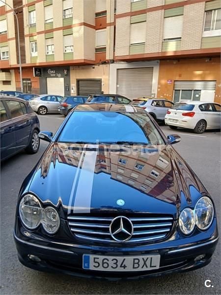 Azul Usado 2002 Mercedes CLK320 Elegance Coupe | 7999 € (Un poco caro) - Imagen 1/4