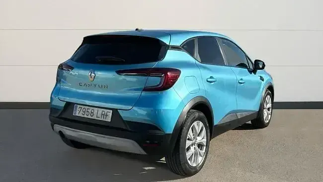 Usado Renault Captur Intens 90 CV (66 kW) 2021 Azul SUV