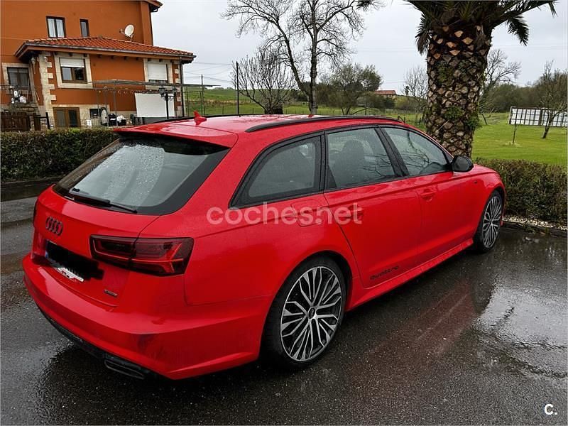 Usado Audi A6 Competition 326 CV (239 kW) 2016 Rojo Familiar