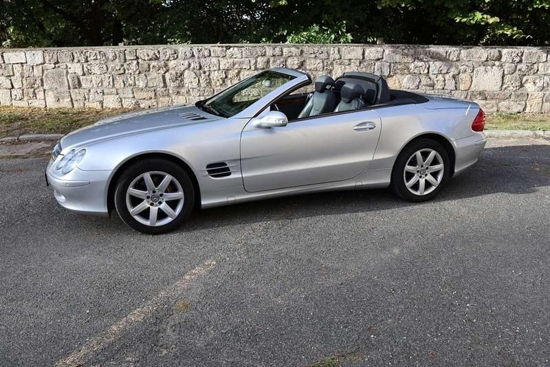 Usado Mercedes SL350 245 CV (180 kW) 2003 Gris Coupe