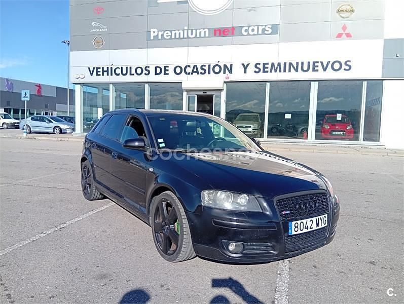 Usado Audi A3 Ambiente 170 CV (125 kW) 2006 Negro Berlina