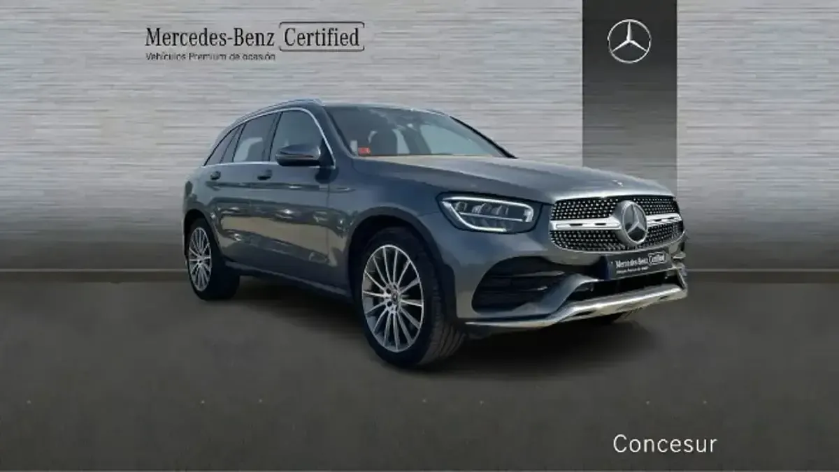 Usado Mercedes GLC220 194 CV (142 kW) 2021 Gris SUV