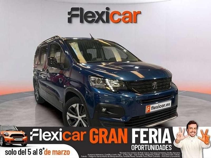 Usado Peugeot Rifter GT 131 CV (96 kW) 2022 Azul Monovolumen