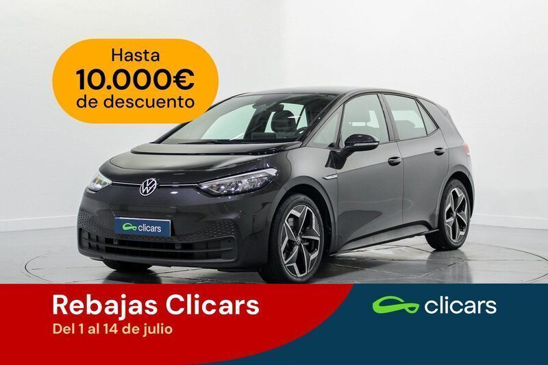 Negro Usado 2021 VW ID.3 Pro Utilitario | 19.490 € (Precio justo) - Imagen 1/4