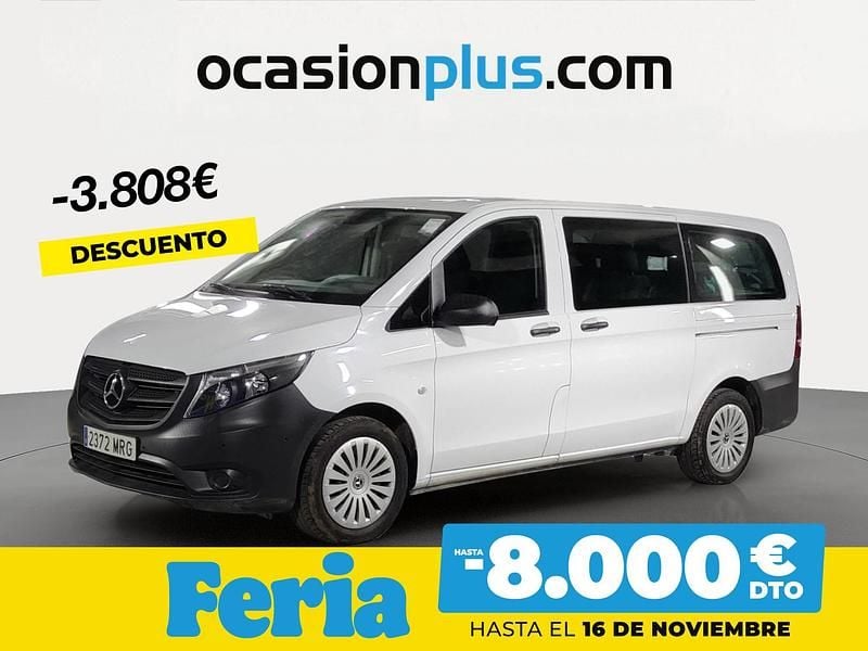 Blanco Usado 2024 Mercedes Vito Familiar | 41.890 € (Precio justo) - Imagen 1/4
