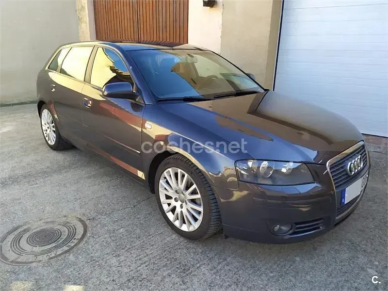 Usado Audi A3 Ambition 160 CV (117 kW) 2008 Gris / plata Utilitario