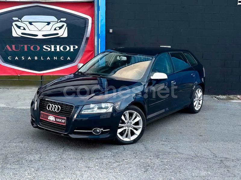 Azul Usado 2010 Audi A3 Ambition Berlina | 7450 € (Precio justo) - Imagen 1/4