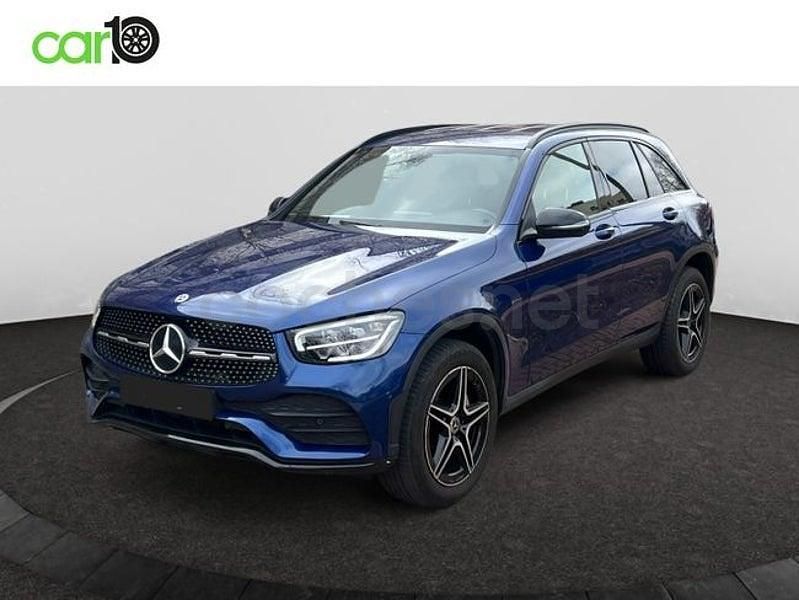 Usado Mercedes GLC300e 320 CV (235 kW) 2021 Azul SUV