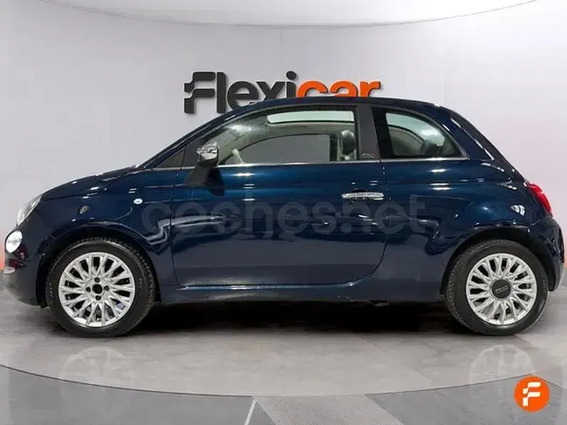 Usado Fiat 500C Connect 70 CV (51 kW) 2021 Azul Descapotable