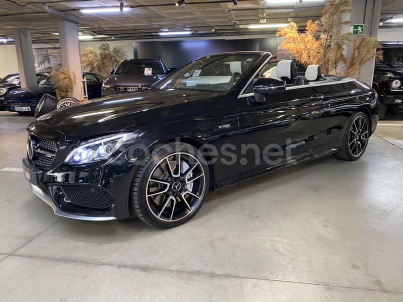 Negro Usado 2017 Mercedes C43 AMG Descapotable | 47.500 € (Precio justo) - Imagen 1/4