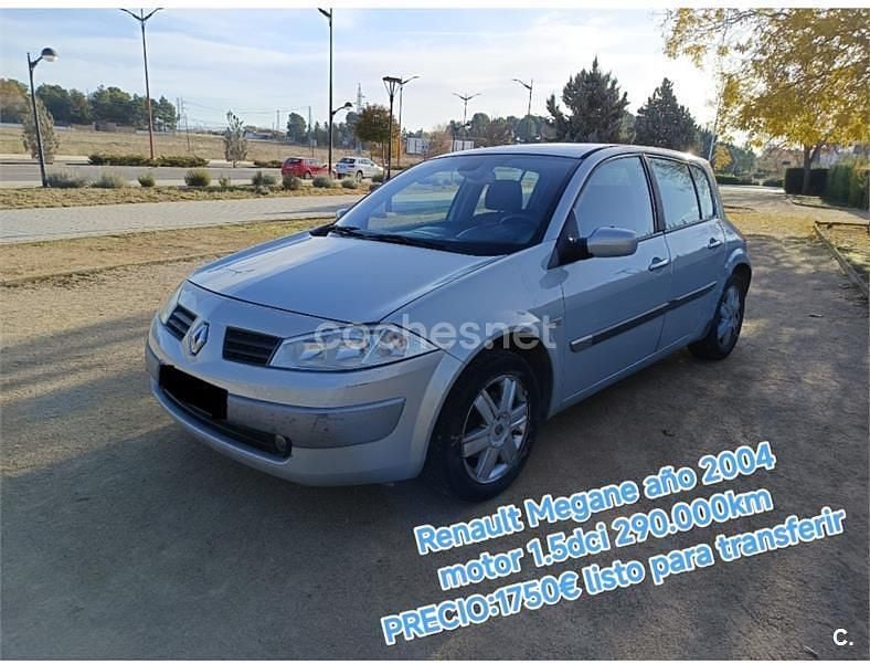 Gris / plata Usado 2004 Renault Mégane II Dynamique Berlina | 1750 € (Precio justo) - Imagen 1/4