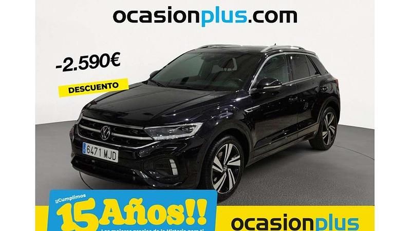 Negro Usado 2023 VW T-Roc R-line SUV | 25.910 € (Precio justo) - Imagen 1/4
