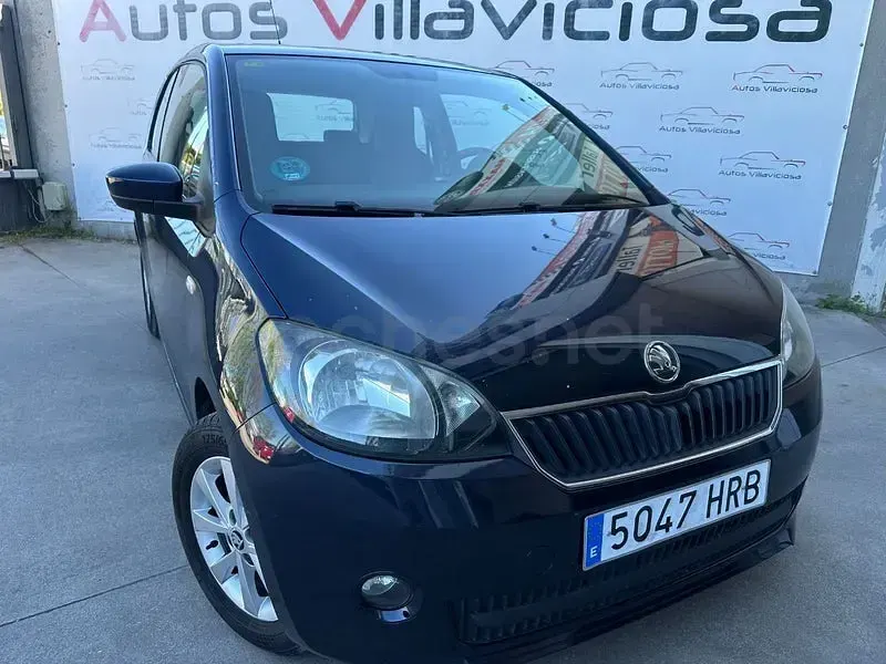 Usado Skoda Citigo Ambition 75 CV (55 kW) 2013 Azul Utilitario